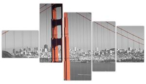 Golden Gate Bridge - obrazy (Obraz 150x85cm)