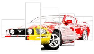 Auto Ford Mustang - obraz (Obraz 150x85cm)