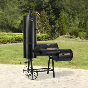 Záhradný gril s udiarňou LOKOMOTIVA AVENBERG BBQ MASTER