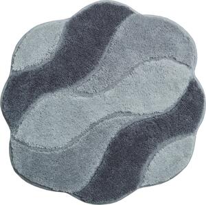 GRUND Kúpeľňový koberec CARMEN sivý Rozmer: 55x50 cm s výrezom pre WC