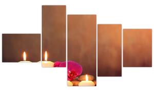 Obraz sviečky (Obraz 150x85cm)
