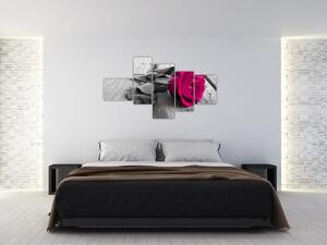 Ruže fialová - obraz (Obraz 150x85cm)