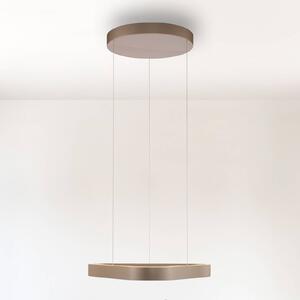 Paul Neuhaus LED závesné svietidlo Q-Stretto, bronzová, 60 cm, Hnedá / staromosadz, Obývacia izba / jedáleň, kov, Moderný, Závesné svietidlo