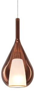 Ideal Lux závesné svietidlo Kalique 3, medená farba, Ø 18 cm, Meď, Obývacia izba / jedáleň, Plast, Moderný, Závesné svietidlo