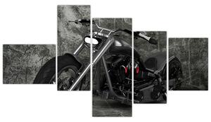 Obrázok motorky - moderný obraz (Obraz 150x85cm)