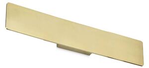 Ideal Lux LED nástenné svetlo Zig Zap, šírka 53 cm, mosadzné, Mosadz / zlato, Obývacia izba / jedáleň, Hliník, Moderný, Nástenné svietidlo