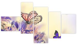 Motýle - obraz (Obraz 150x85cm)