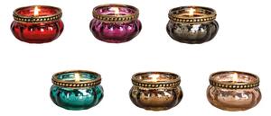 Lampy Tiffany Svietnik - sklenený lampáš - sada 1201