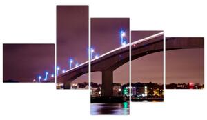 Nočná most - obraz (Obraz 150x85cm)