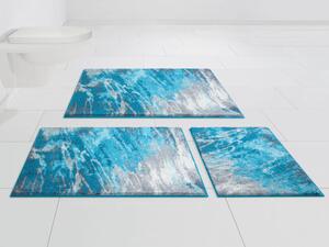 GRUND Kúpeľňový koberec MAGMA tyrkysový Rozmer: 60x100 cm