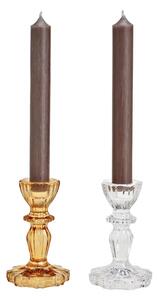Lampy Tiffany Svietnik z priehľadného skla 2dielny 1107