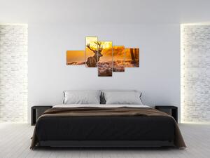 Jelen - obraz (Obraz 150x85cm)