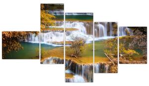 Vodopád - obraz (Obraz 150x85cm)