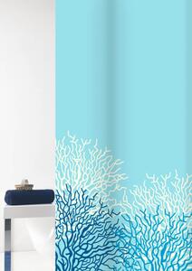 GRUND Sprchový záves REEF Biela modrá 180x200 cm
