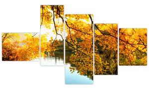 Jesenná krajina - obraz (Obraz 150x85cm)