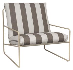 Záhradné kreslo Desert, Cashmere / Chocolate – Ferm Living