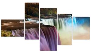 Abstraktné vodopády - obraz (Obraz 150x85cm)