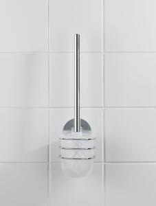 WENKO WC kefa BEZ VŔTANIA StaticLoc OSIMO lesklý kov 38x10x12 cm