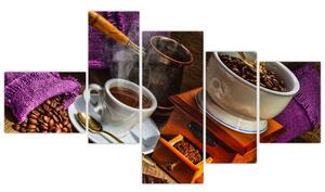 Kávový mlynček - obraz (Obraz 150x85cm)