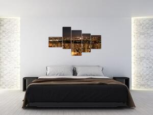 Nočné mesto - obraz (Obraz 150x85cm)