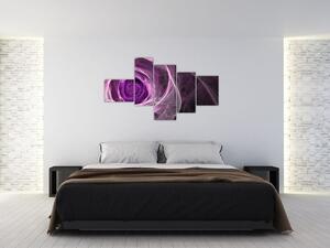 Abstraktný ruže - obraz (Obraz 150x85cm)