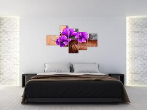 Obraz kvetín na stenu (Obraz 150x85cm)