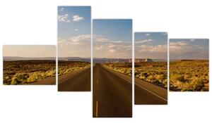 Panorama cesty - obraz (Obraz 150x85cm)