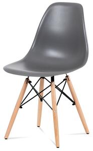 Jedálenská stolička Mila sivá