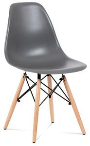 Jedálenská stolička Mila sivá