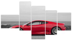 Červené Ferrari - obraz (Obraz 150x85cm)