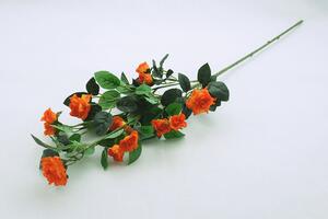 Umelé kvety RŮŽE oranžová