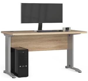 Ak furniture Voľne stojaci počítačový stôl BM-135 dub sonoma