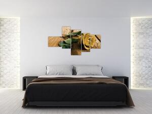 Obrazy kvetov - ruža (Obraz 150x85cm)