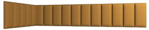 Set čalúnených panelov 100x220x50 VALERIO - horčicový