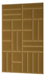 Set čalúnených nástenných panelov 120x195 VALERIO - horčicový