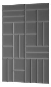 Set čalúnených nástenných panelov 120x195 VALERIO - šedý