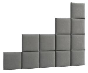 Set čalúnených panelov na stenu 200x160 VALERIO - šedý