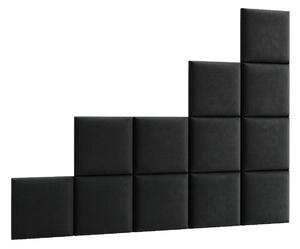 Set čalúnených panelov na stenu 200x160 VALERIO - tmavo šedý