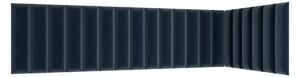 Set čalúnených panelov 210x90x60 VALERIO - modrý