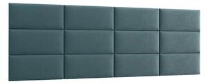 Set čalúnených panelov 240x90 VALERIO - svetlo modrý