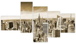 Panorama New York, obraz (Obraz 150x85cm)