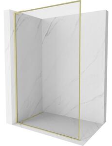 Mexen, Mexen Kioto-XF L sprchová stena s rámom 70 x 202 cm, priehľadná 10 mm, brúsené zlato - 800-070-174-55-00-XF