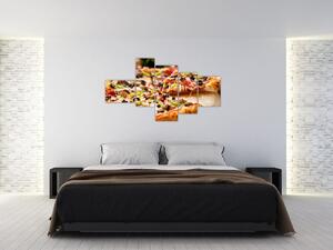 Pizza, obraz (Obraz 150x85cm)