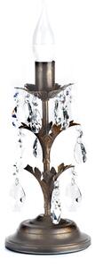 ONLI - Stolná lampa TERESA 1xE14/6W/230V bronzová