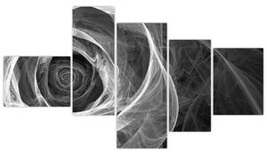 Abstraktné ruže, obrazy (Obraz 150x85cm)