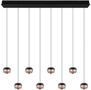 Trio SELECT 344410832 LED závesné stropné svietidlo ORBIT | 8x8W integrovaný LED zdroj | 8x960lm | 2300+3000+4000K
