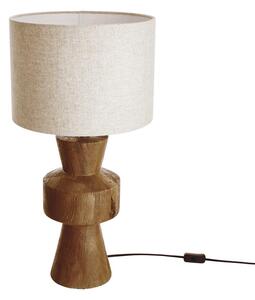 FROMAQUE Stolná lampa s podstavcom z mangového dreva 58,5 cm