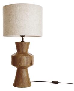 FROMAQUE Stolná lampa s podstavcom z mangového dreva 58,5 cm