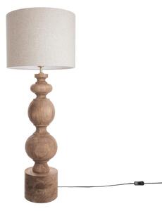 ÉCHECS Stolná lampa s podstavcom z mangového dreva 110 cm