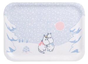 Servírovacia tácka Moomin Let It Snow 27x20 cm